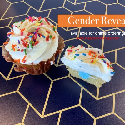 Baby Gender Reveal Cupcakes