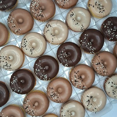 Chocolate Dipped Donuts 