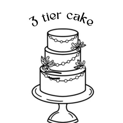 3 Tier Cake