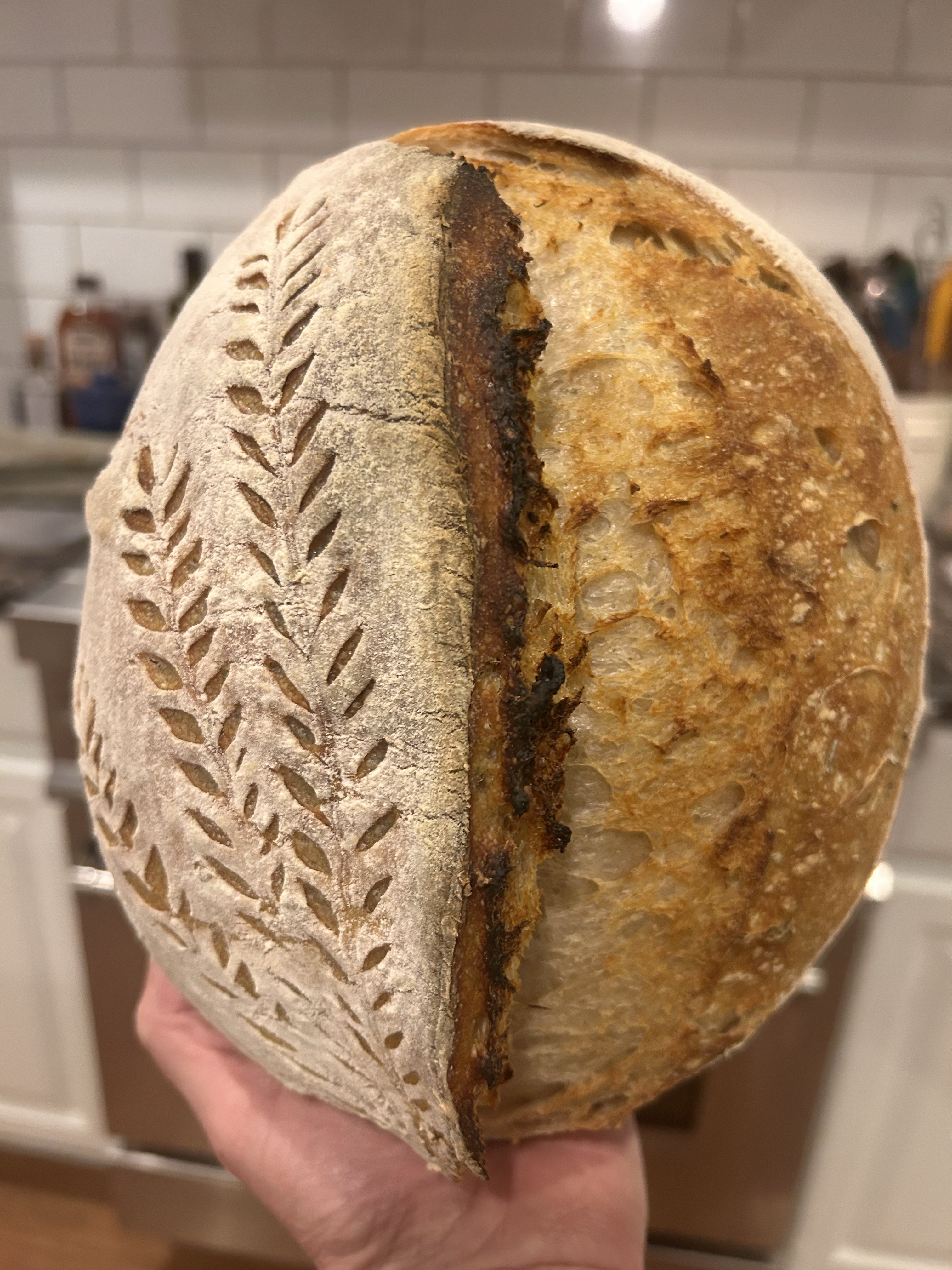 Rosemary Garlic Sourdough