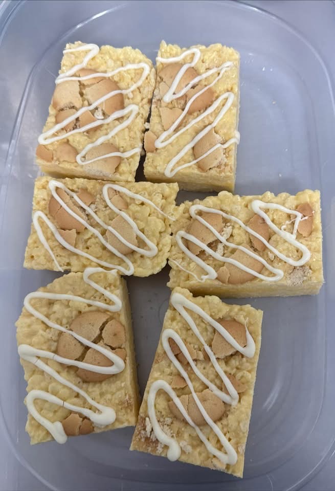 Banana Pudding Rice Crispy Treat
