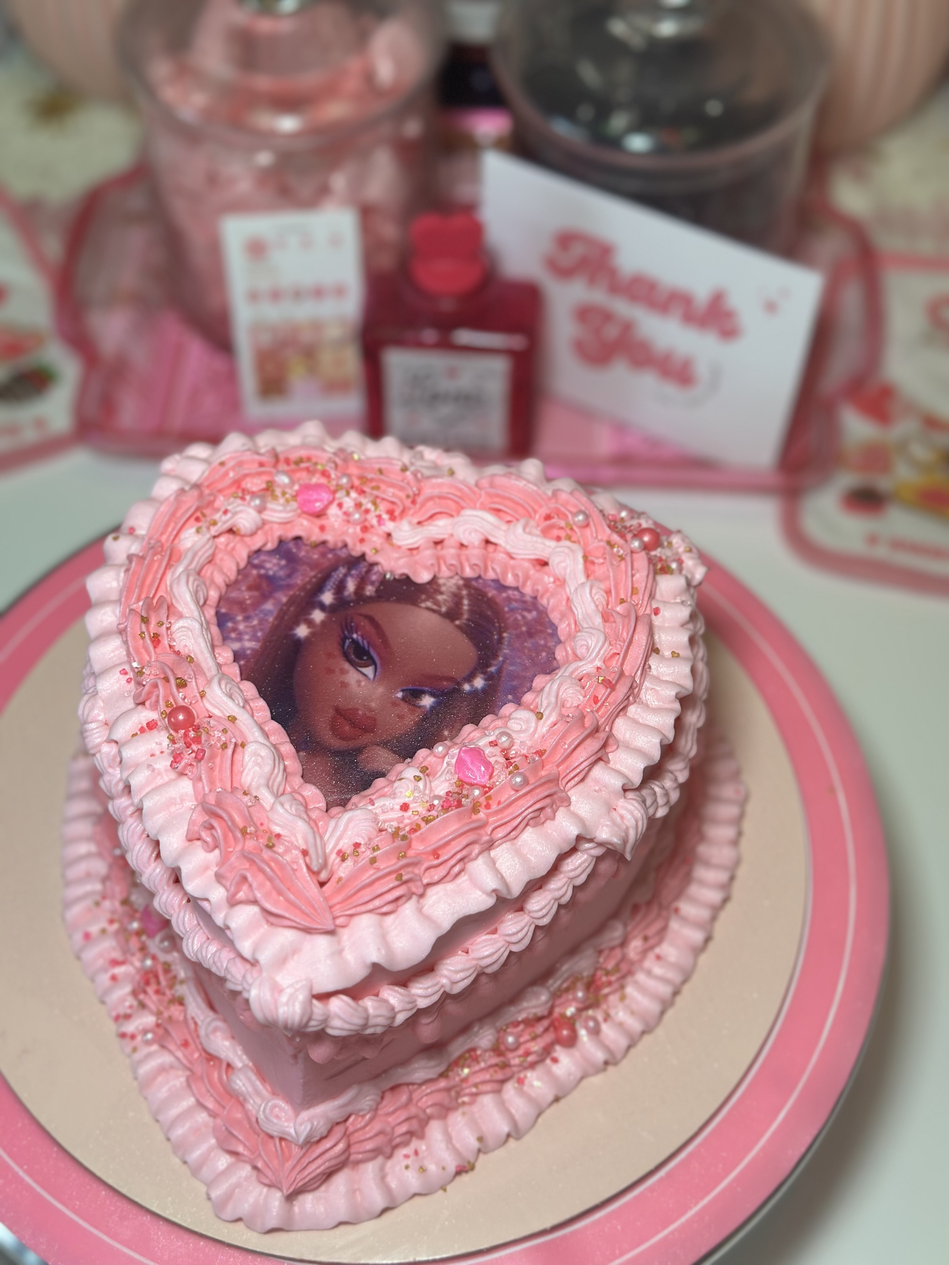 Vintage Heart Cakes