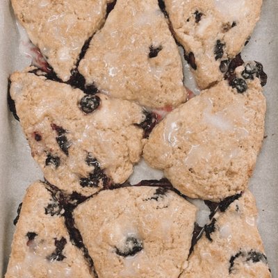 Lemon Blueberry Scones (4 Pack)