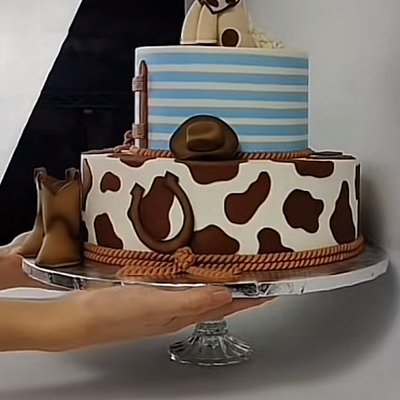 2 Tier Custom Cake 