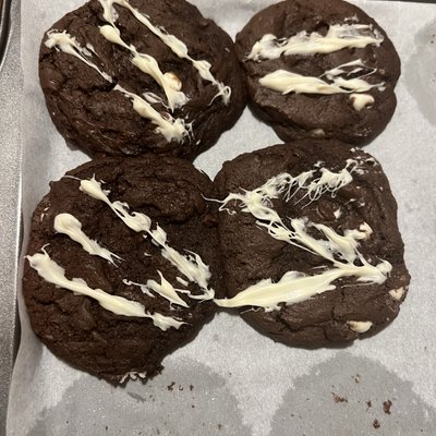 Triple Chocolate Cookies 