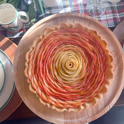 Spiced Rose Tart