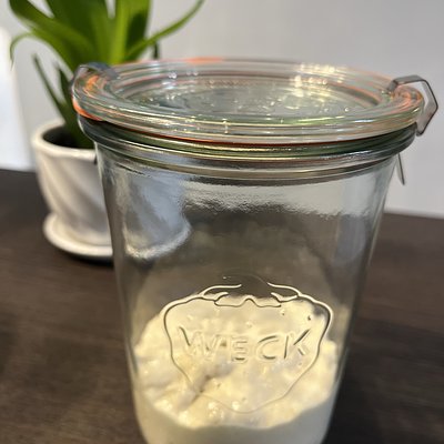 Sourdough Starter With Jar