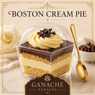 🤎Boston Cream Pie Dessert Parfait