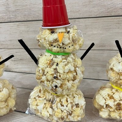 Popcorn Snowman