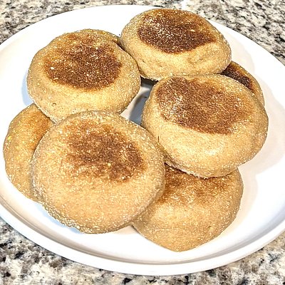 Sourdough English Muffins (Half Dozen)