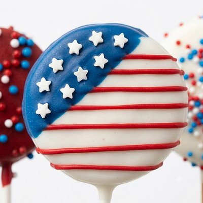 July 4th Classic Cake Pops (1 Dozen)