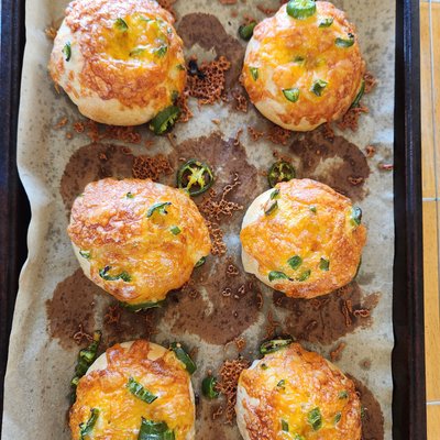Sourdough Bagels Jalapeño Cheddar - 4 Pack