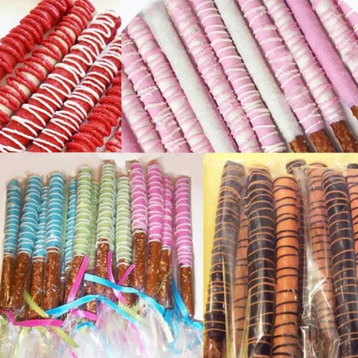 Chocolate Covered Pretzels Rods