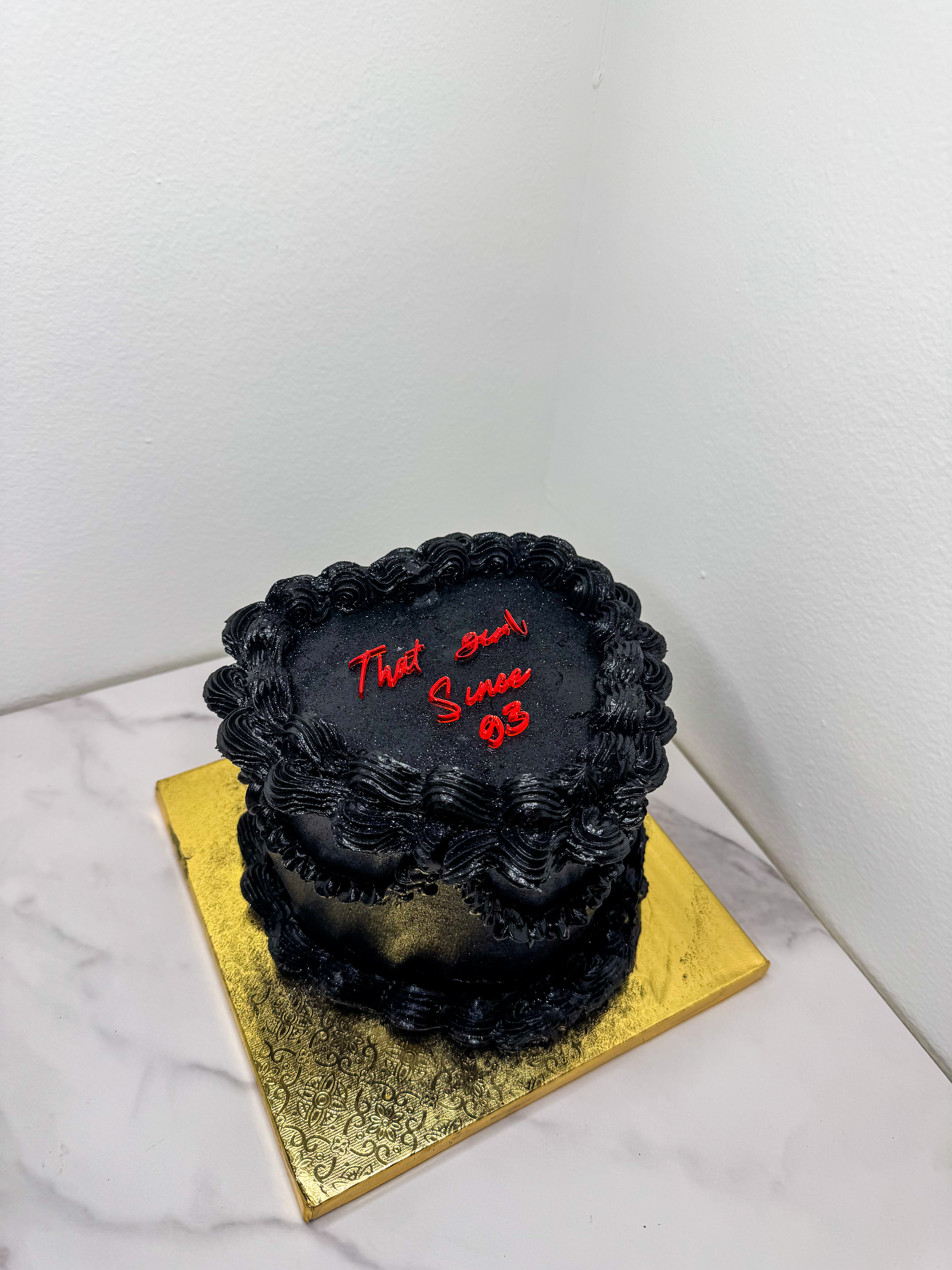 6” Heart Cake (serves Up To 12 People)
