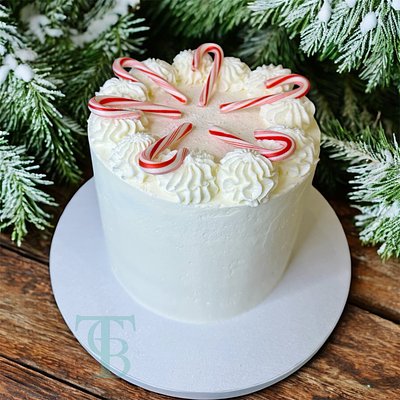 6”- Cocoa Candy Cane Couture