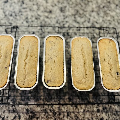 Mini Lemon Blueberry Pound Cake 