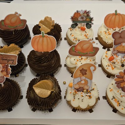Fall Themed Cupcakes