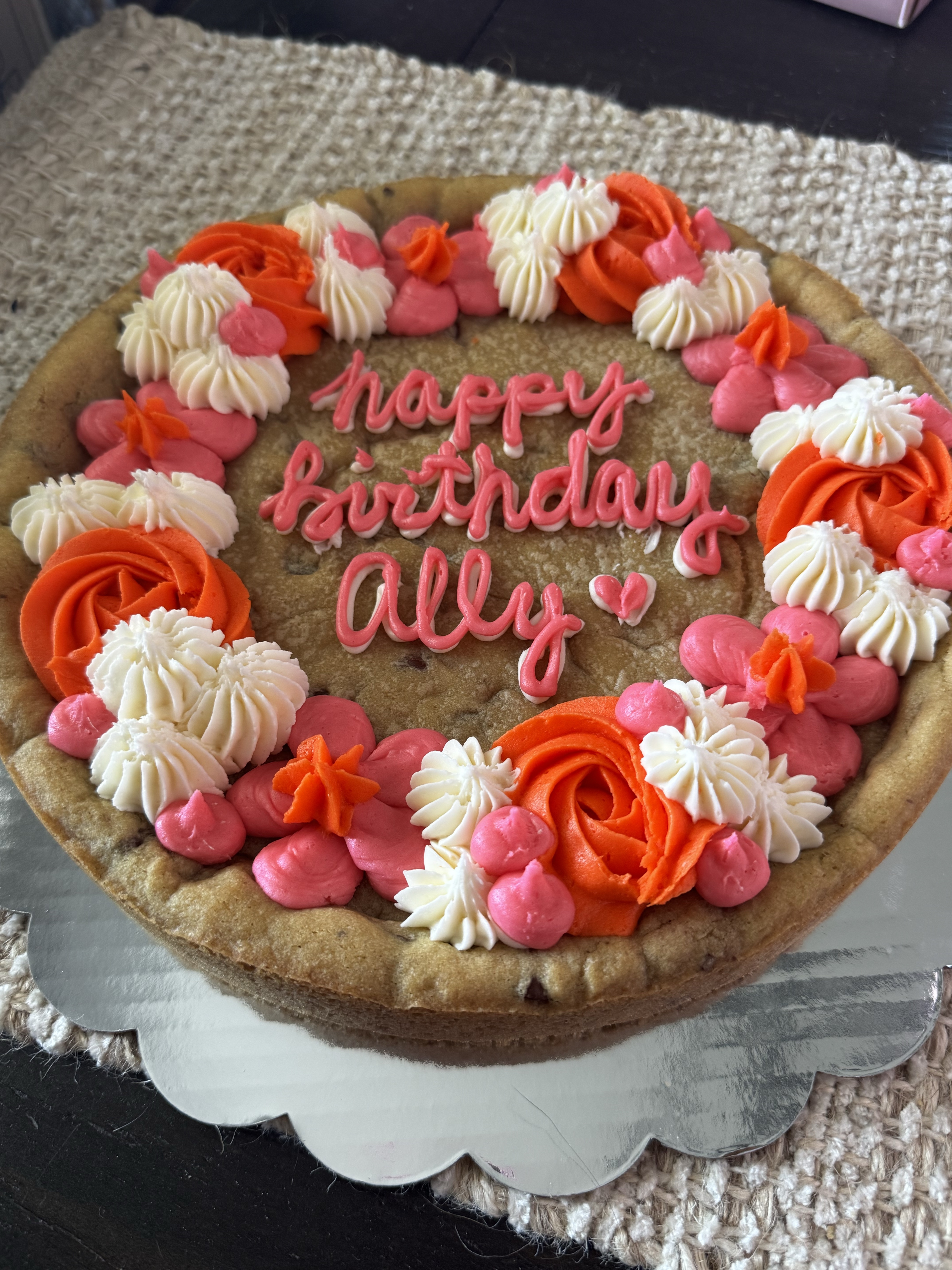 Chocolate Chip Cookie Cake- Round 