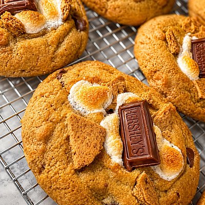 Campfire Smores Cookies 