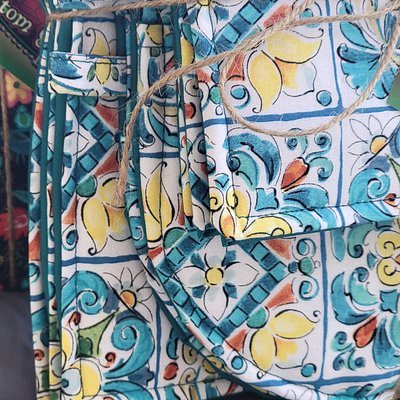 9 Piece Potholder Sets - Kitchen Tiles