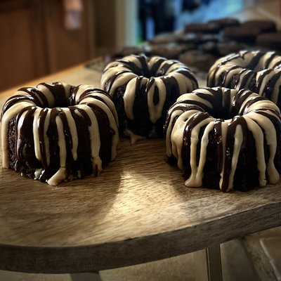 Chocolate Peanut Butter Bundtlets