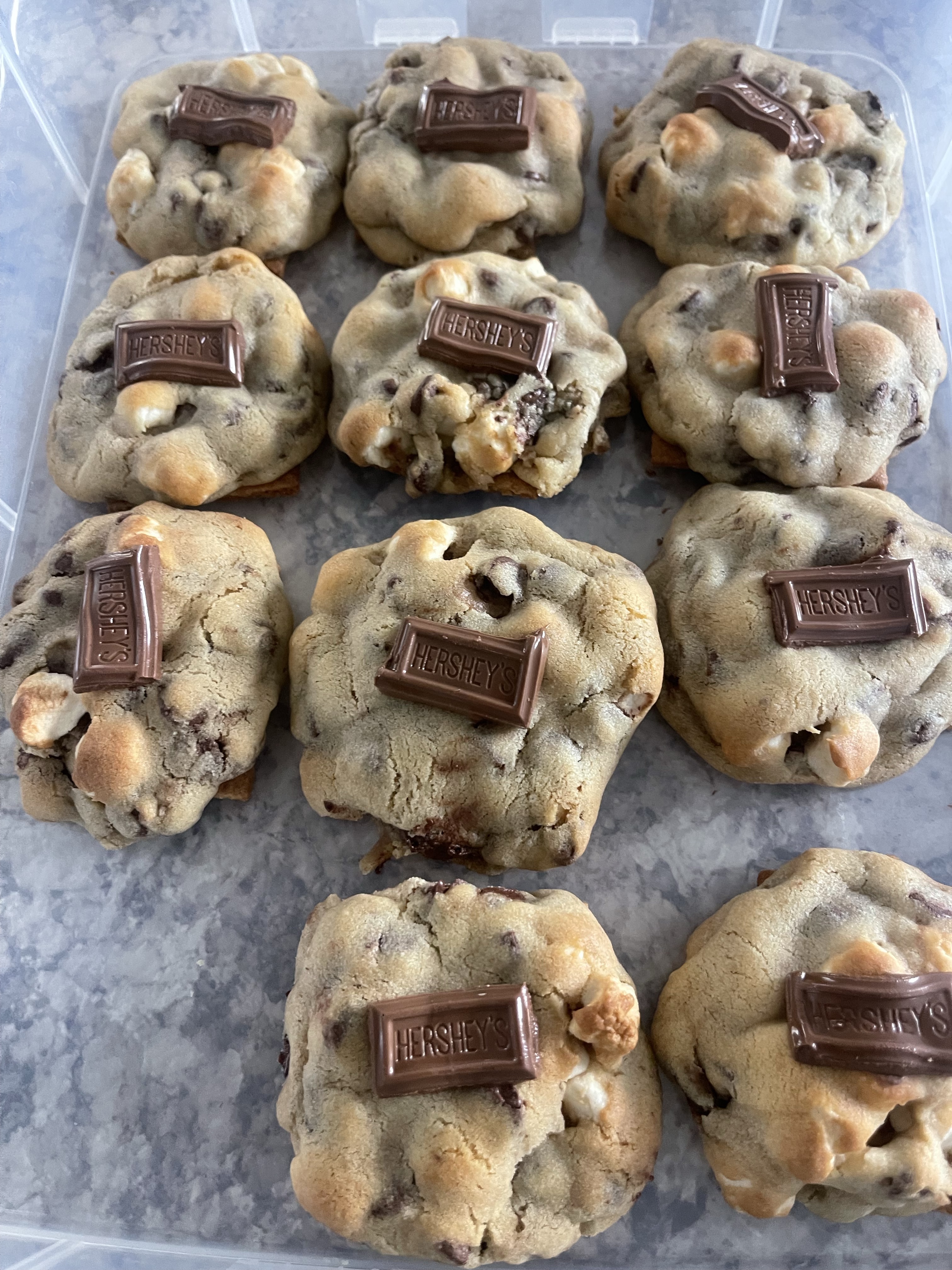 S'mores Chocolate Chip Cookies 