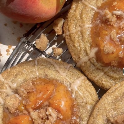 Peach Cobbler Cookies