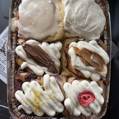 Cinnamon Roll Flight (sourdough) Summer Edition