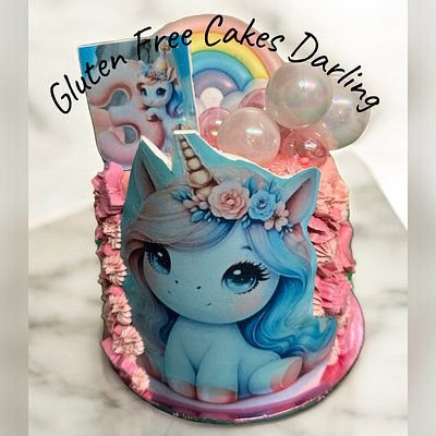 Unicorn Fondant Cake