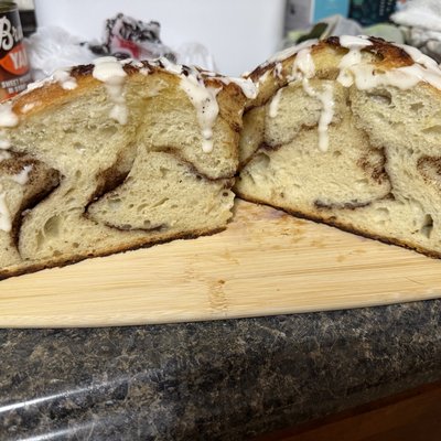 Cinnamon Raisin Sourdough Loaf