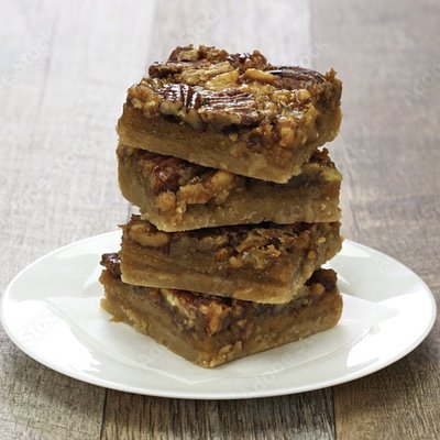 Pecan Pie Squares with Shortbread Crust