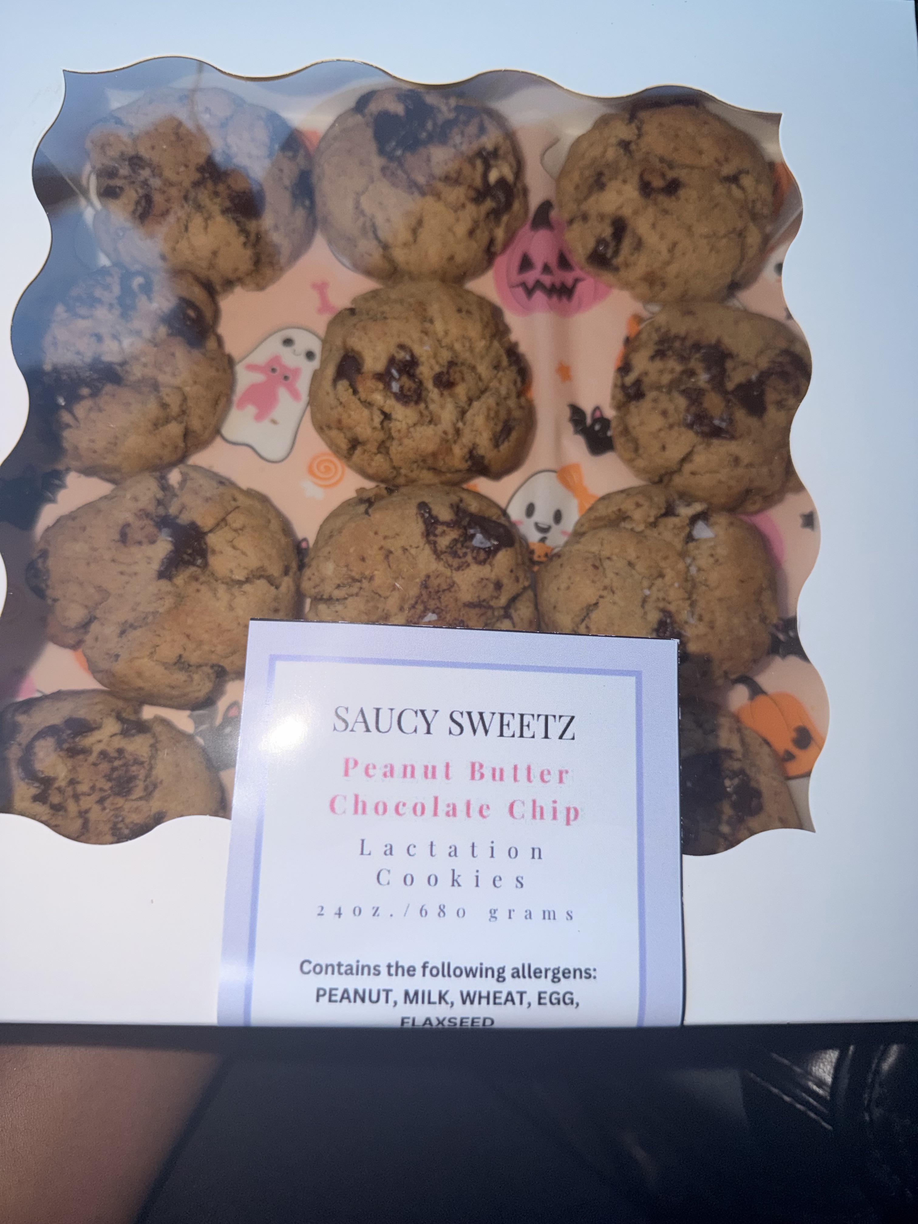 Lactation Peanut Butter Chocolate Chip Cookies 