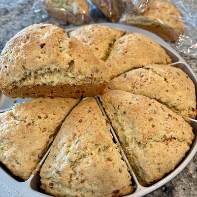 Bacon & Cheddar Scones