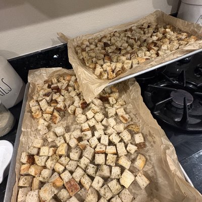 Sourdough Croutons-Seasoned 