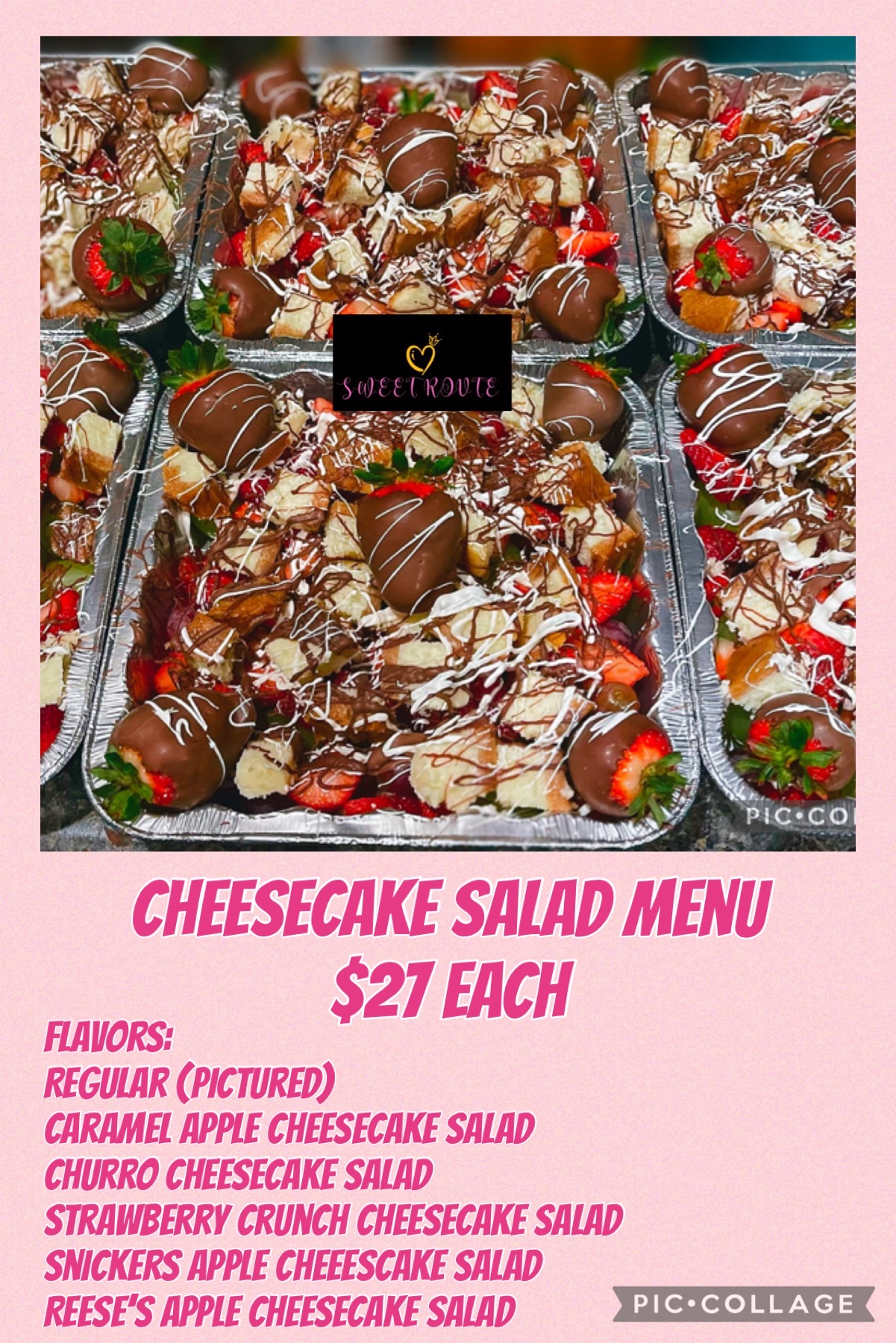 Cheesecake salads