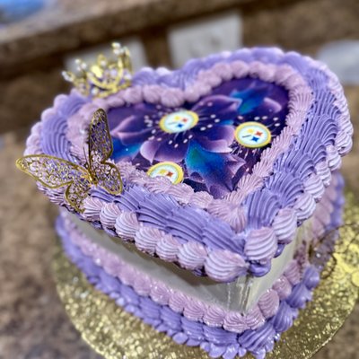 8 Inch Heart Cakes