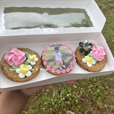 4” Cookie Cake Trio w/ Edible Image