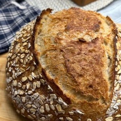 Honey Oat Sourdough Loaf