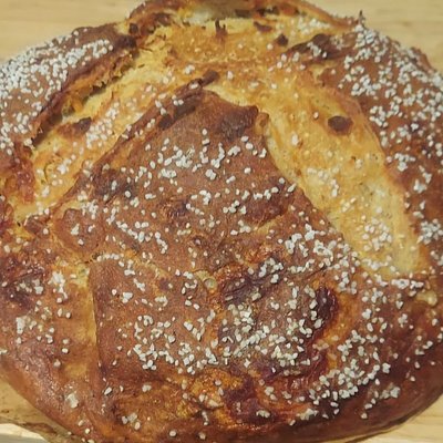 Sourdough Pretzel Bread