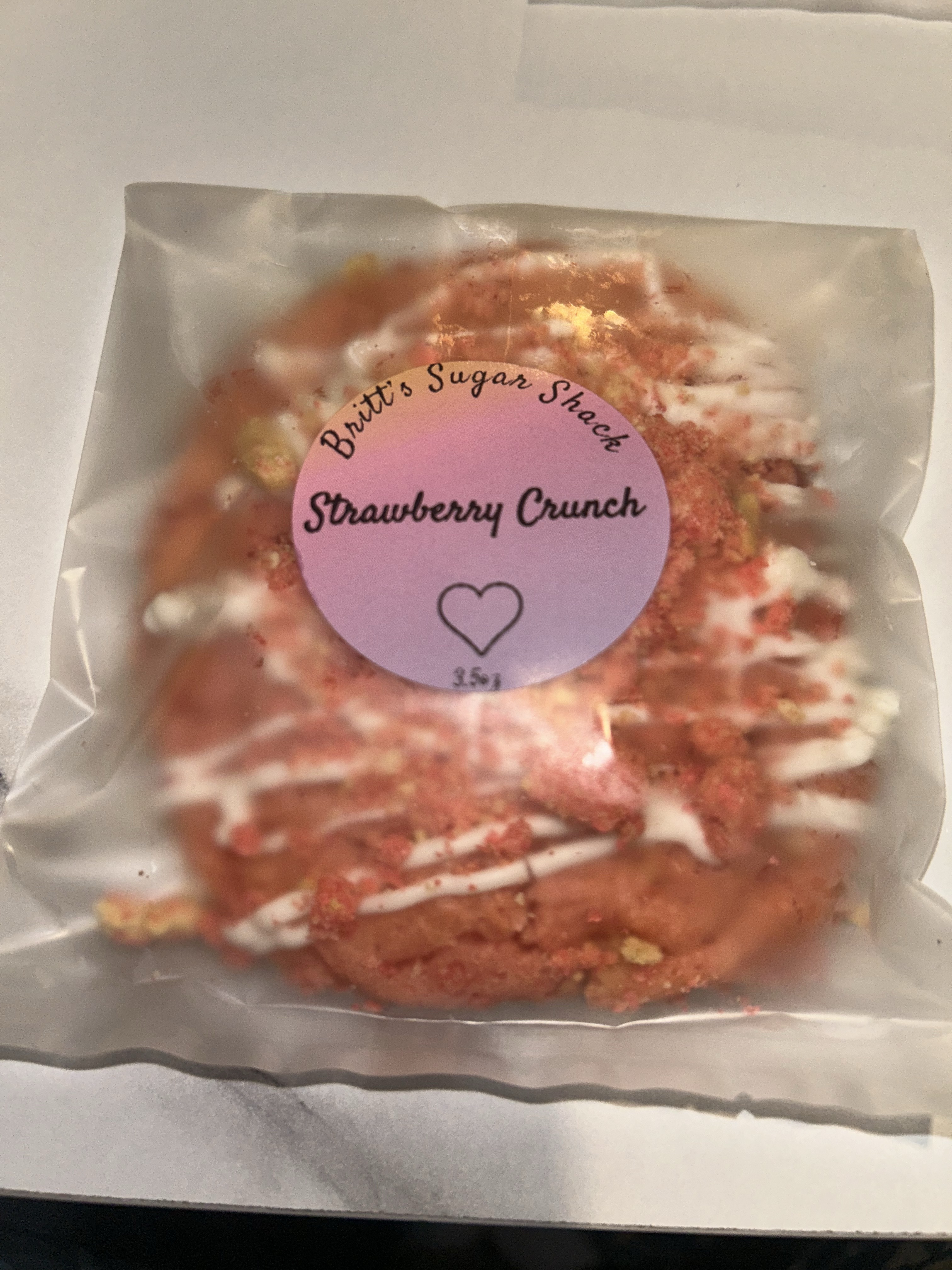 Strawberry Crunch Cookies