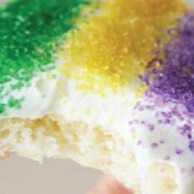 Mardi Gras King Cookies