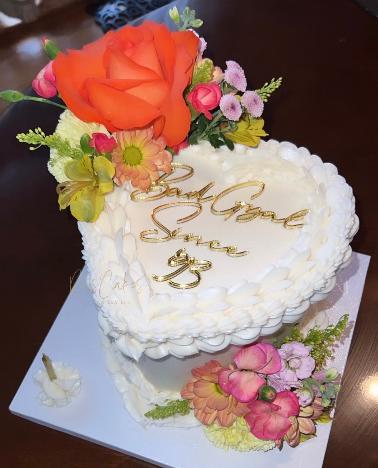 6 Inch Heart Cake