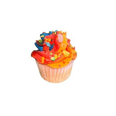 FRUITY PEBBLES CUPCAKES