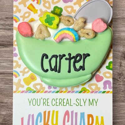 Personalized Cookie w/ Card 