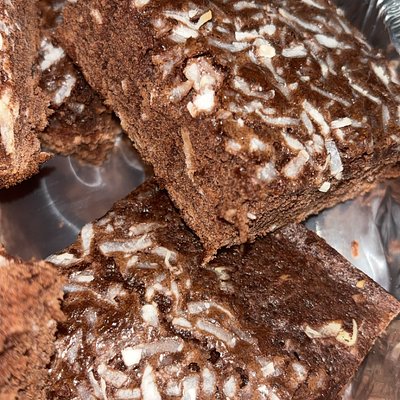 Coconut Fudge Brownies