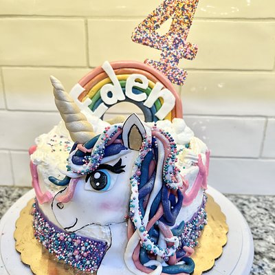 8"- 3 Layer Cake (Serves 26-30) 