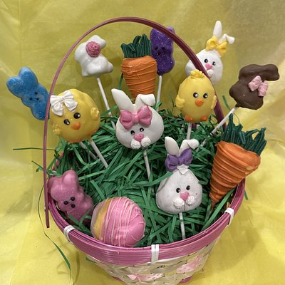 Easter Basket Cake Pop Centerpiece 🐰