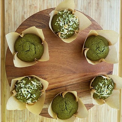 Vegan Maple Matcha Muffins (6ct) 