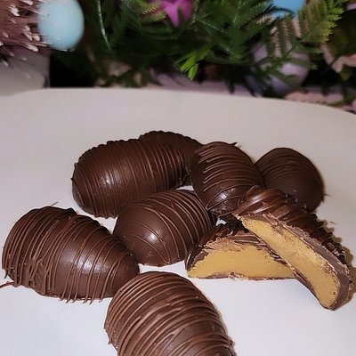 Dozen Sugar-free peanut butter eggs  