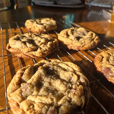 Toffee Chocolate Chip Cookies 